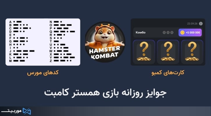 کارت های کمبو و کدهای مورس همستر کامبت امروز